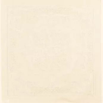 Napkin 100% cotton jacquard pattern ivory Beauregard ivoire