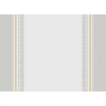 Tischset baumwollmischung fleckenschutz jacquard-muster weiß Galerie des glaces vermeil