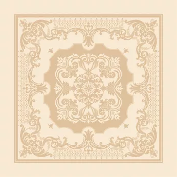 Serviette baumwollmischung jacquard-muster beige Eleonore dore