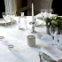 Nappe pur coton bio antitache motif jacquard blanc Alexandrine neige