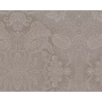 Table set 100% cotton coated jacquard pattern beige Mille isaphire beige
