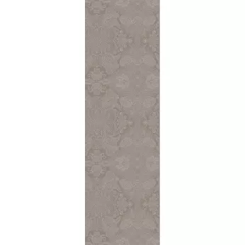 Chemin de table pur coton motif jacquard beige Mille isaphire beige