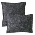 Taie d'oreiller percale de coton imprimé bleu Reve noir nocturne