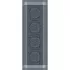 Chemin de table pur coton antitache motif jacquard gris Fontainebleau gris