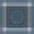 Serviette reine baumwolle jacquard-muster grau Fontainebleau gris