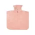 Poncho enfant pur coton 420 g/m² brodé rose Petit chat rose