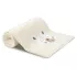 Drap de douche enfant pur coton 500 g/m² brodé beige marron Petit ours angora