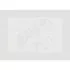 Table set 100% cotton stain repellent jacquard pattern grey Grace perle