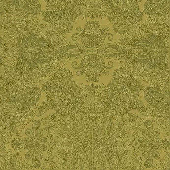 Serviette pur coton motif jacquard or Mille isaphire vermeil