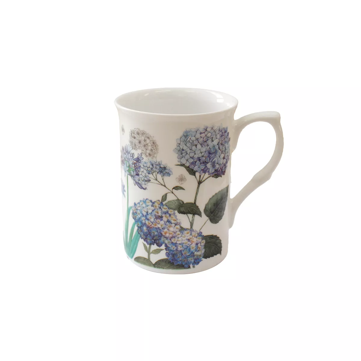 Mug divers imprimé multicolore Jardin de bretagne bleu