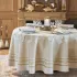 Tischwäsche set baumwollmischung jacquard-muster beige Eleonore dore