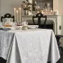 Linge de table pur coton motif jacquard Mille charmes uni