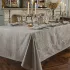 Tischwäsche set reine baumwolle jacquard-muster beige Mille isaphire beige