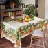 Linge de table pur lin lavé imprimé multicolore Vintage garden natural