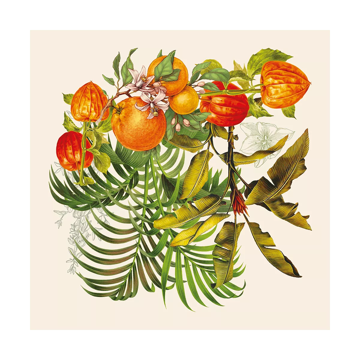 Vintage garden natural