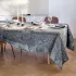 Tischwäsche set reine baumwolle jacquard-muster grau Arcades cendre