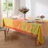 Linge de table pur coton motif jacquard multicolore Mille esprit jardin chatoyant