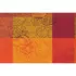 Tischset reine baumwolle jacquard-muster orange rot Mille senteurs epices