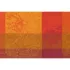 Tischset reine baumwolle beschichtet jacquard-muster orange rot Mille senteurs epices