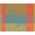 Tischset reine baumwolle beschichtet jacquard-muster winrot orange Mille sous bois automne