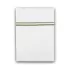 Drap plat satin de coton jeu d'unis blanc vert Palais chic bronze