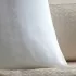 Bed set cotton sateen jacquard pattern white Adagio blanc