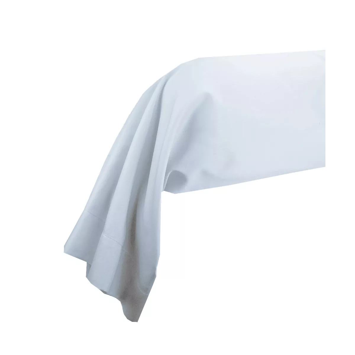 Schlummerrolle baumwollsatin uni grau Ava uni glacier