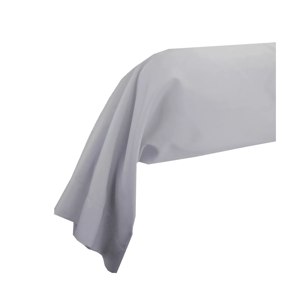 Schlummerrolle baumwollsatin uni grau Ava uni souris