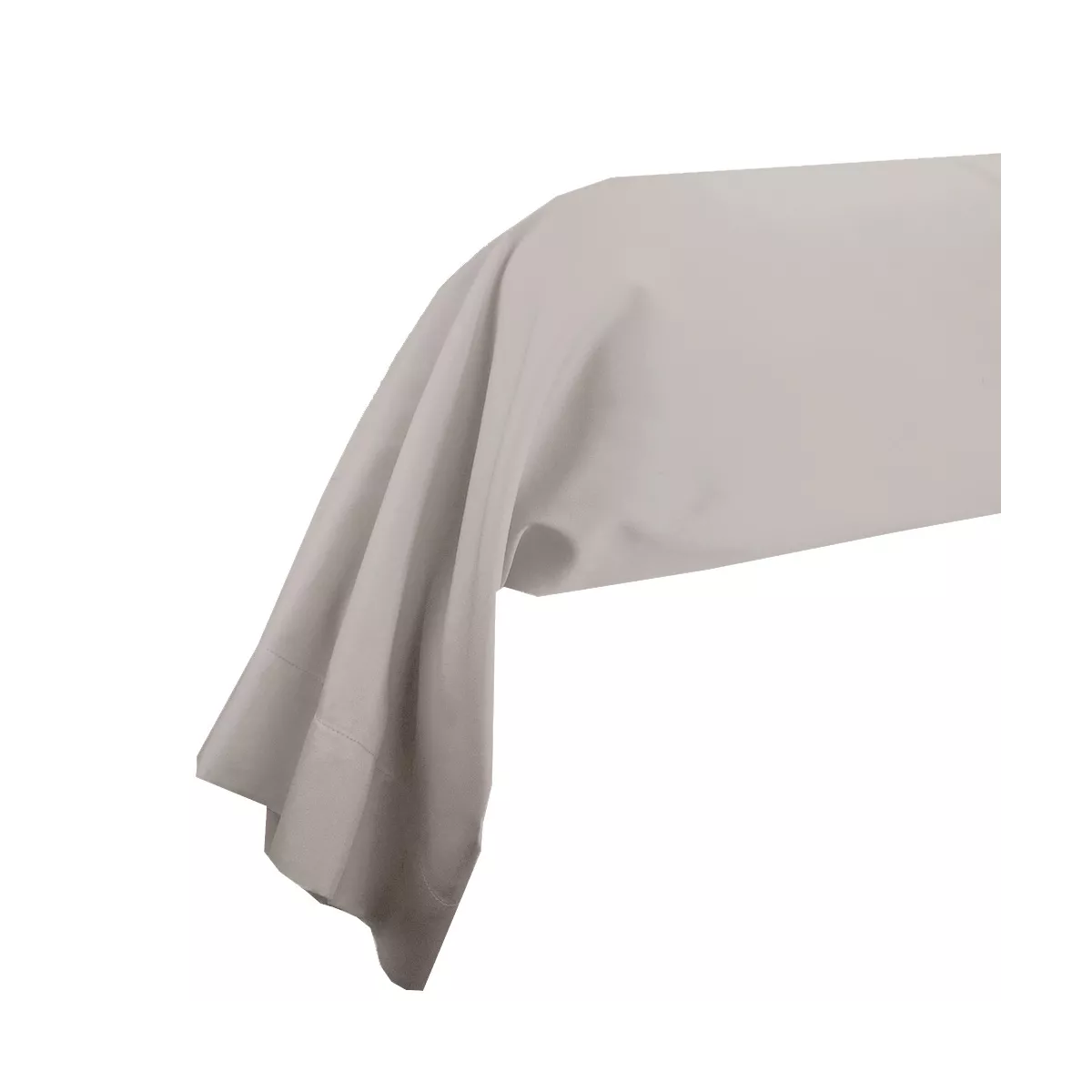 Schlummerrolle baumwollsatin uni beige Ava uni taupe