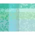 Tischset reine baumwolle jacquard-muster blau grün Mille feuillages turquoise