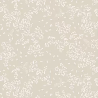 Custom made tablecloth 100% cotton coated jacquard pattern beige Mille ginkos naturel