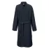 Herren bademantel reine baumwolle 240 g/m² waffelpiqué navy blau Detente navy
