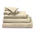Badeset reine baumwolle uni beige Elea angora