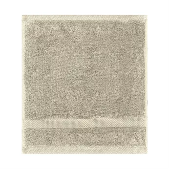 Carre pur coton 550 g/m² uni beige Elea angora