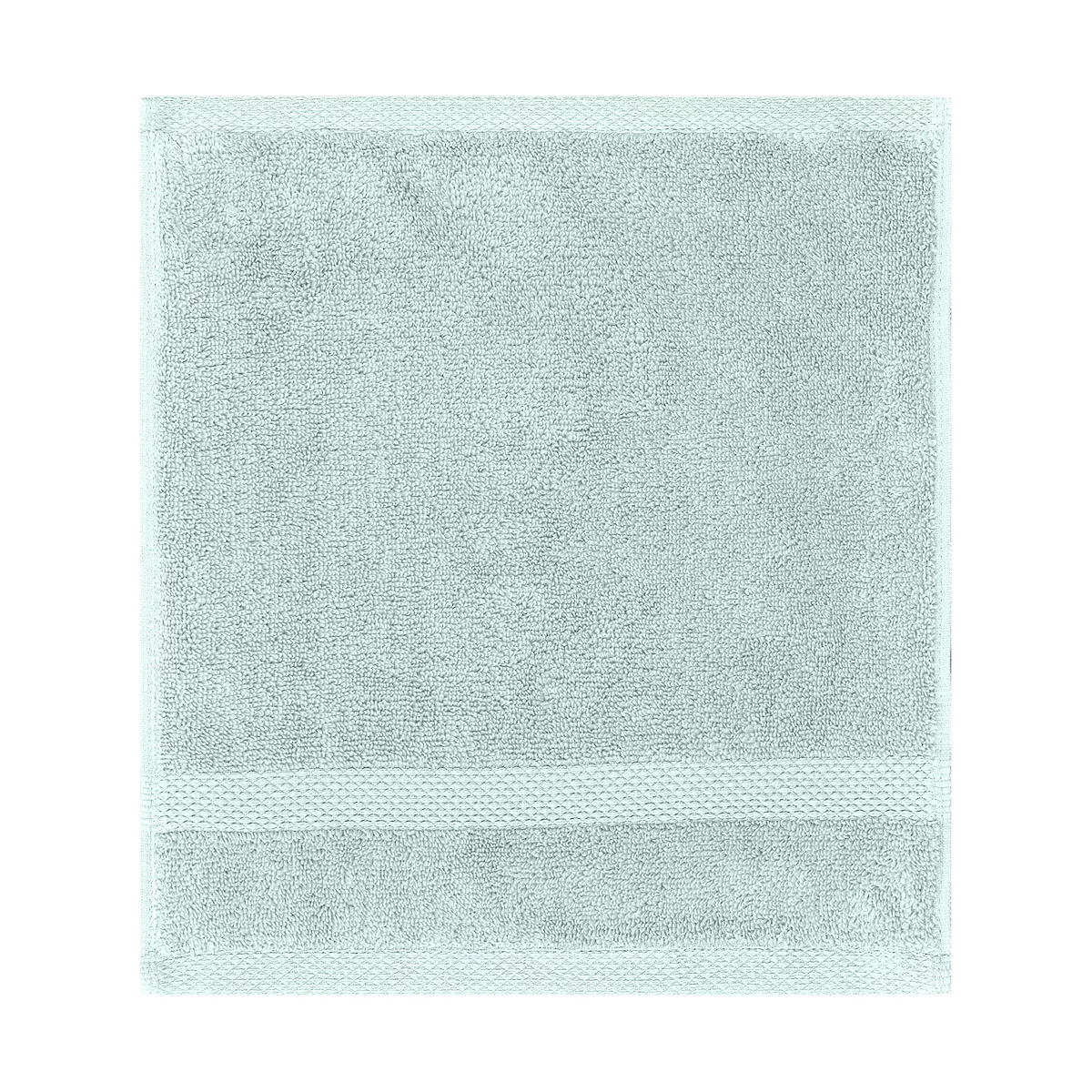 Waschlappen reine baumwolle 550 g/m² uni blau Elea glacier