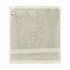 Carre avec oeillet pur coton 550 g/m² uni ivoire Elea ivoire