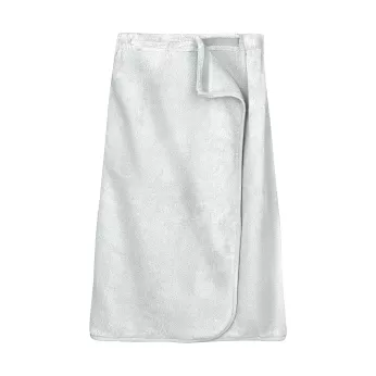 Pareo pur coton 420 g/m² uni gris Elea nuage