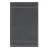 Serviette invites pur coton 550 g/m² uni anthracite Elea carbone