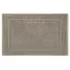 Tapis de bain pur coton 900 g/m² uni beige Elea chataignes