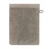 Gant de toilette pur coton 550 g/m² uni beige Elea chataignes
