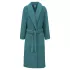 Bademantel reine baumwolle 420 g/m² uni blau Elea petrole
