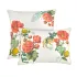 Pillowcase cotton percale prewashed printed pink yellow Citrons de menton romance