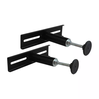 Lot 2 pieds jumelage métal métal black Olympe noir