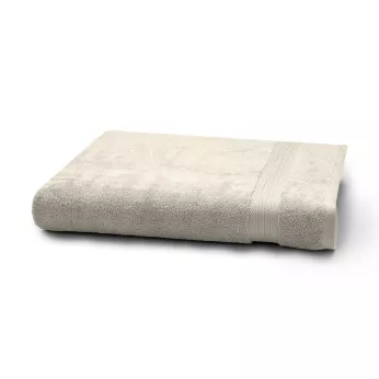 Drap de bain pur coton 550 g/m² uni ivoire Elea ivoire