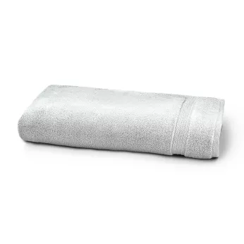 Shower towel 100% cotton 550 gsm plain grey Elea nuage