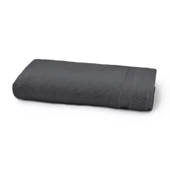 Duchtuch reine baumwolle 550 g/m² uni anthrazit Elea carbone