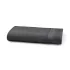 Serviette eponge pur coton 550 g/m² uni anthracite Elea carbone
