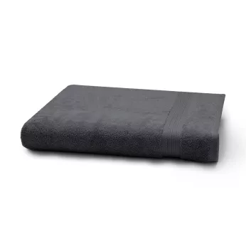Badetuch reine baumwolle 550 g/m² uni anthrazit Elea carbone