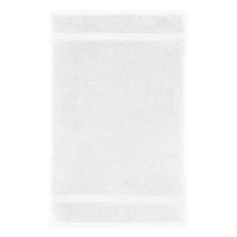 Guest towel 100% cotton 550 gsm plain white Elea blanc