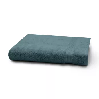 Bath towel 100% cotton 550 gsm plain blue Elea petrole